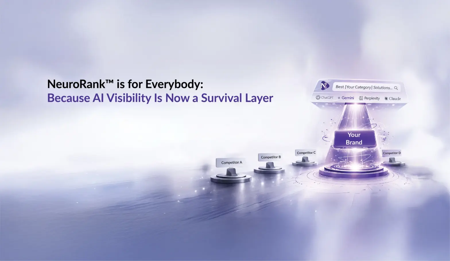 NeuroRank™ LLMO is for Everybody Pulp Strategy AI-first Visibility