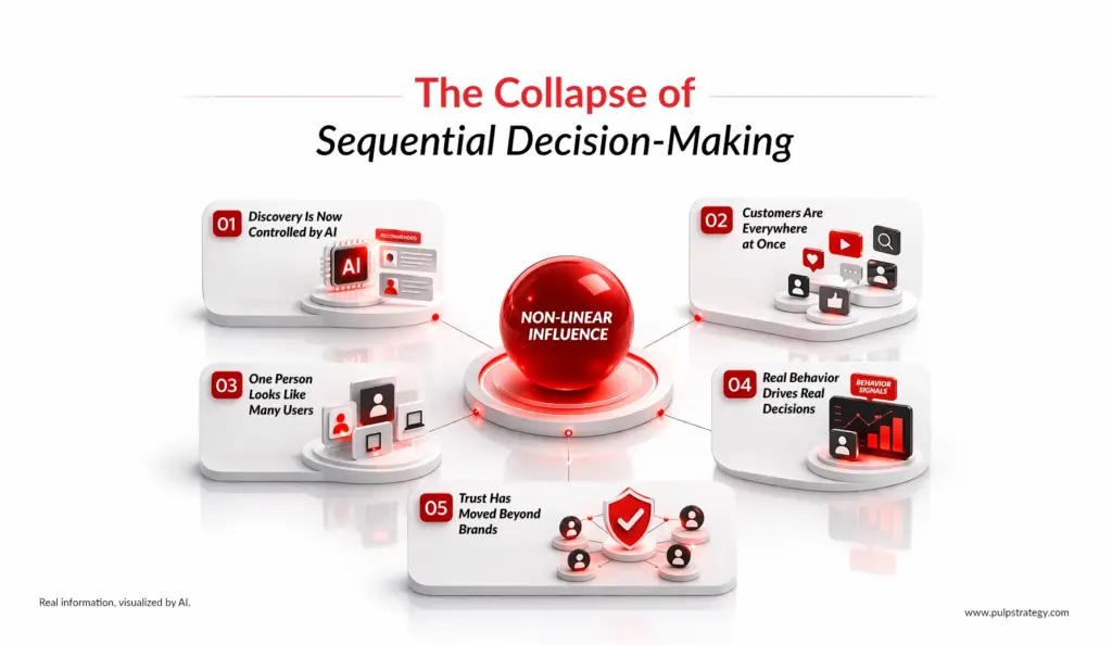 The Collapse of Sequential Decision-Making