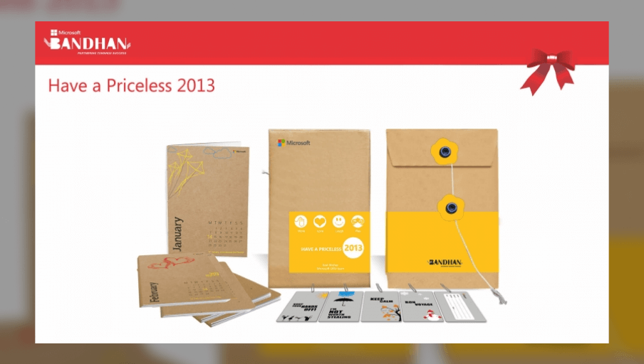 Direct Mailer Campaign Featuring Customized Notebooks and Tags for the New Year