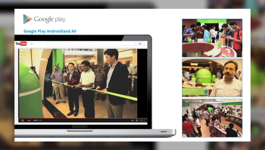 Google Play AndroidLand experience
